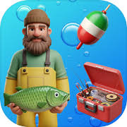 Biggie Pass Fishing Banality gameplay showing fisherman character and top-view boat fishing action